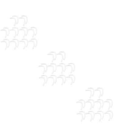 Minkissy 30 pair of anti-snag-ear bracket mask earrings children ear protectors actually hook for mask cables hook for rear ear mask with hook facial mask connect ear loops