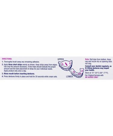 Effergrip Denture Adhesive Cream Extra Strong Holding Power 1.5 oz. (Pack of 1) - Buy Online on GoSupps.com