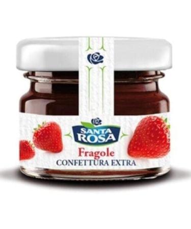 Set of 48 packets of single-portion Santa rose strawberries in glass 28 g - Buy Online on GoSupps.com