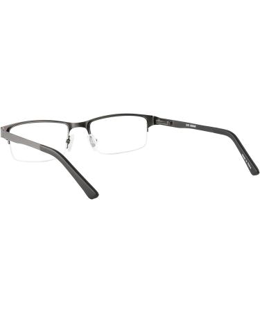 EYECEDAR Amcedar Metal Half-Frame Reading Glasses Men 5-Pack Spring Hinges Stainless Steel Material Sun Readers 3.00 5 Pairs Mix 3.0 x - Buy Online on GoSupps.com
