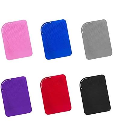 Black Silicone Heat Resistant Travel Mat | Anti-Heat Pad for Hair Straighteners & Curling Irons - Shop Internationally - Buy Online on GoSupps.com
