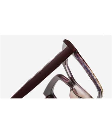 Fuqinqingoz Oversized Anti-Blue Light Reading Glasses +350 - Clear View Flat Light Mirror Glasses (C1) - Perfect for Computer Use - Buy Online on GoSupps.com
