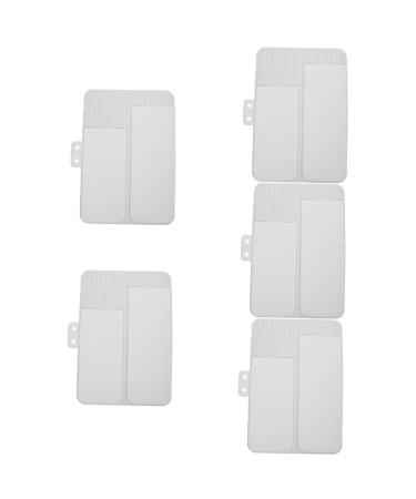 FOMIYES 5pcs Curling Iron Covers Straightener Holder White Hair Dryer Bag Curling Wand 29.00X22.00X1.00CMx5pcs Whitex5pcs