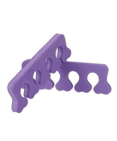 Buy Purple EVA Foam Pedicure Toe Separators - Pack of 2 for Perfect Nail Care | International Shipping Available - Buy Online on GoSupps.com