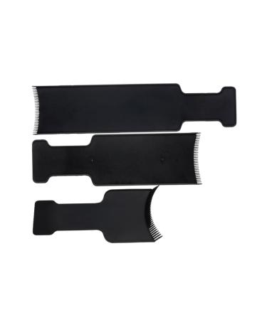 Mipcase Lot De 3 Planches De Coloration Cheveux Noires Arc Ergonomique Protection Cuir Chevelu Usage Professionnel Et Domicile Outil Pr cis Pour Teinture Balayage