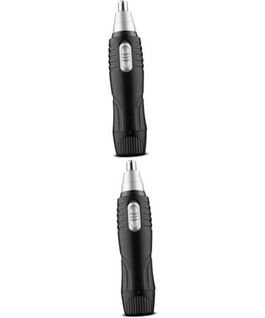 Beaupretty 2Pcs 2 1 Electric Trimmer Manscape Trimmer for Men and Beard Hair Trimmer Hair Clipper Nose Hair Trimmer for Men Mens Hair Organ Water Resistant Mediumx2pcs Blackx2pcs - Buy Online on GoSupps.com