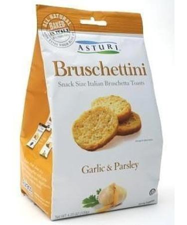 Asturi Garlic and Parsley Bruschettini (Case of 2) 4.23oz