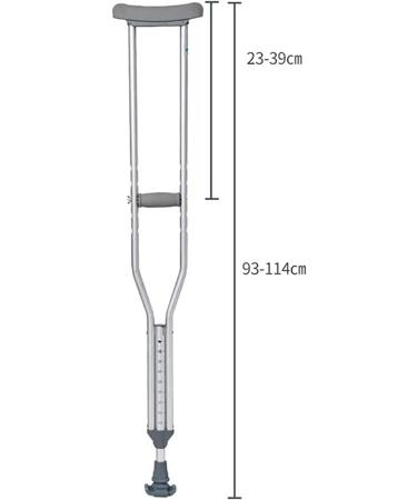 Crutches for Adults Underarm Portable Crutch Underarm Height Adjustable OldAge Antiskid Elderly Retractable Walking Stick Great for Travel or Work (A S) Lucky Star A Small - Buy Online on GoSupps.com