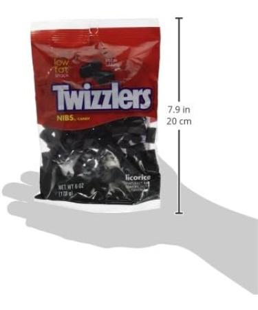 Twizzlers Black Licorice Nibs 6-Ounce bag by Twizzlers - Buy Online on GoSupps.com