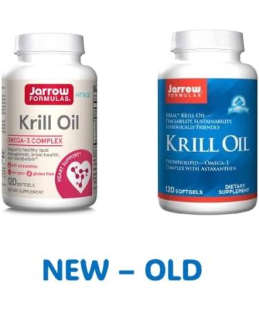  Tudor Jarrow's Krill Oil 600 mg with Omega-3 & Astaxanthin 120 Softcapsules Lab Tested Gluten Free Soy-Free Non-GMO - Buy Online on GoSupps.com