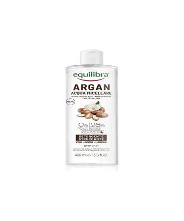 Equilibra Viso Argan Micellar Water Delication and Eyes Based on Hyaluronic Acid and Plant Surfactants - Cleansing and Structure with Gentle Structure 400 ml