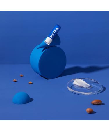NIVEA Lip Balm Original Care (4.8g) Protective Lip Moisturiser with Shea Butter and Natural Oils Caring Lip Balm for 24h Moisture Care Melt-In Lip Care Original 1 count (Pack of 1) - Buy Online on GoSupps.com