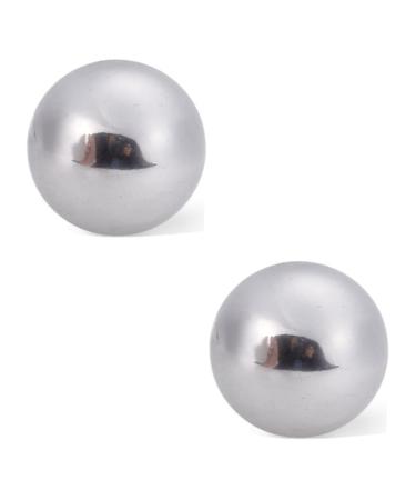 Frcolor 2 pieces couple nervous system circulation handmuff reinforcement hand trainer ball massage ball hand surface massage gear gymnasium ball hollow iron ball handball fitness massage globe
