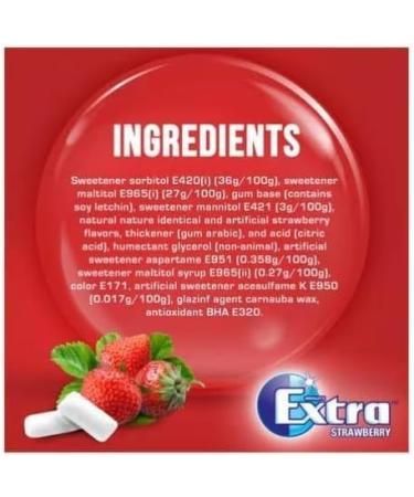 10 Packs of Original WRIGLEY'S Orbit/Extra Chewing Gum Packs Fresh Stock (Extra - Strawberry 20 Pack) Helps keep Teeth Clean And Mouth Fresh - Buy Online on GoSupps.com