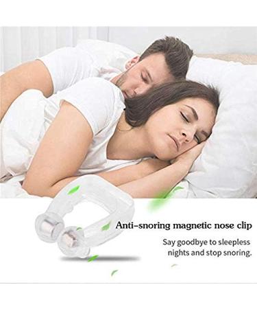 Clipple Silicone Magnetic Anti Snore Nose Clip - 2 pcs | Stop Snoring Device for Men and Women | Comfortable Sleep Aid - Buy Online on GoSupps.com