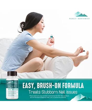 Purely Northwest Tea Tree Oil Foot Soak & Nail Repair Oil Set for Damaged Nails, Athlete's Foot, Smelly Feet & Calluses - Made in USA - Buy Online on GoSupps.com