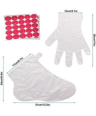 200 Pcs Paraffin Wax Bath Liners for Hands & Feet - Disposable Therapy Bags for Hot Spa Wax Treatment - Foot Covers and Gloves - Buy Online on GoSupps.com