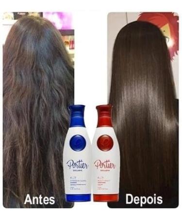  Portier Portier Exclusive Brazilian Progressive Smoothing Kit 2 x 250 ml - Buy Online on GoSupps.com