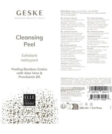 GESKE Cleansing Peel | Peeling with Aloe Vera Provitamin B5 Power & Bamboo Seeds | Toning & Exfoliating | For Perfecting & Brightening Impure Skin | All Skin Types | Youthful Glow | Vegan Formula - Buy Online on GoSupps.com