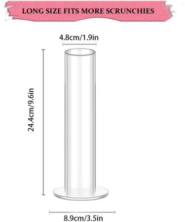 bracelet holder Scrunchie Holder Stand Bracelet Holder Scrunchy Display Organizer Acrylic Hair Ties Holder Stand for Girls - Buy Online on GoSupps.com