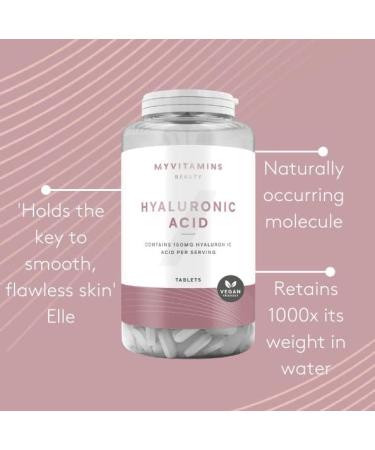 Buy Myvitamins Hyaluronic Acid Tablets (30 Tablets) - 150mg | Shop Now - Buy Online on GoSupps.com