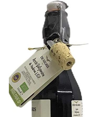 Balsamic vinegar of Modena 2x250ml organic balsamic vinegar of IGP model with 55% cooked grape must produced in Modena Italy - Buy Online on GoSupps.com