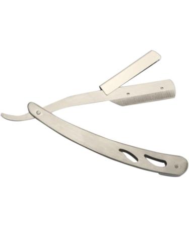 FRCOLOR Stainless Steel Hairdresser Razor - 6 Pack Inox Razor Blades for Men - Manual Mustache Shaving Tool - Buy Online on GoSupps.com