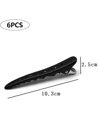 TOSSPER 6-Piece High-Quality Shark Hair Clips - Professional Hairdressing Arocodile Hair Pins - Buy Online on GoSupps.com