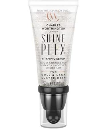 Charles Worthington ShinePlex Glass Shine Serum - Vitamin C Hair Treatment for Women 50ml - Buy Online on GoSupps.com