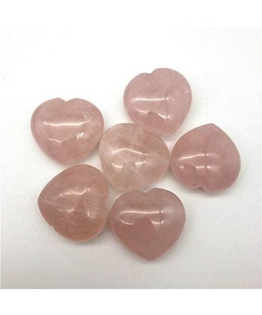 Natural Crystal Rough 1PC Natural Pink Rose Quartz Heart Shaped Crystal Polished Stones Decor Gift Natural Stones and Minerals - Buy Online on GoSupps.com