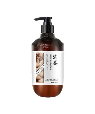HADAVAKA Ginger Shampoo for Men and Women that Deep Cleanses Hair Strengthens Hair Roots Gentle and Silky Shampoo 500ml