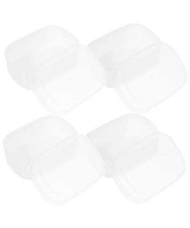 PRETYZOOM 4pcs Boxes Brown Rice Fruit Accessory Fruit Supply Food Supplies Packing Box Camping Accessories