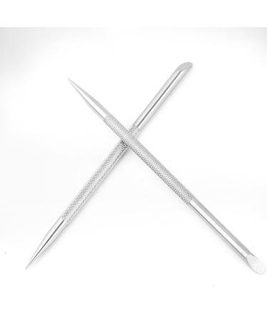 6 PCS Stainless Steel Cuticle Pusher Tool Set - Nail Polish Remover & Manicure Pedicure Cleaner for Perfect Fingernails & Toenails - Buy Online on GoSupps.com