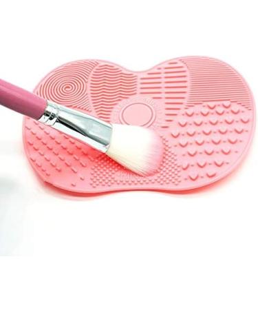 Silicone Brush Cleaner - Silicone Brush Cleaner Washing Brush Gel Cleaning Mat Foundation Makeup Brush Cleaner Pad Universal Makeup Tool - Pink - Buy Online on GoSupps.com