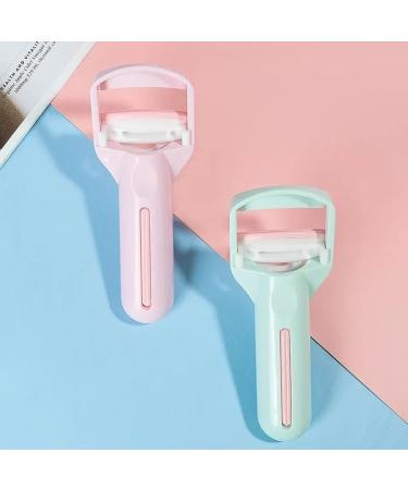 Effortless Lash Curler: Instant Eye-Opening Effect Easy-to-Use Eyelash Curling Tool-Design for Home & Travel(Green-1PC) - Buy Online on GoSupps.com
