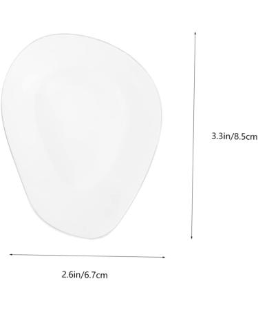 4 Pairs Forefoot Half Size Gel Insoles for Women - Metatarsal Cushion Pads Non-Slip High Heel Foot Pads - Transparent 8.5x6.7cm - Buy Online on GoSupps.com