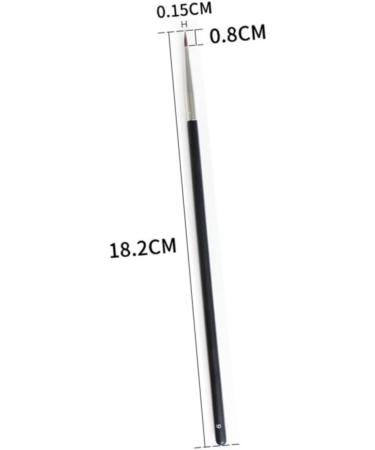 Healeved 2pcs Makeup Brush Eyeshadow Eyeliner Liquid Beauty Brush Pen Eye Makeup Tools Make up Brush Wooden - Buy Online on GoSupps.com