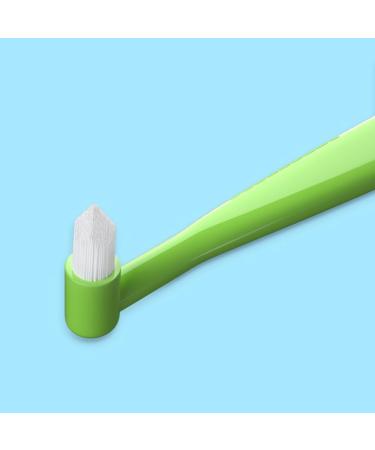 Buy Healvian 4-Part Double-Sided Toothbrush for Braces - Soft V-Stock & Tiny Head for Gentle Cleaning - Buy Online on GoSupps.com