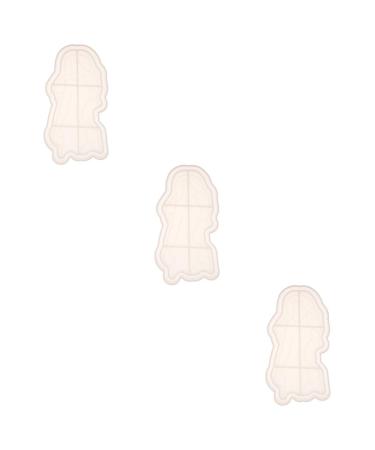 COHEALI 3 Pcs Tray Silicone Mold Silicone Molds Handmade Mold Simple Mold Creative Tray Mold Tool Body Whitex3pcs 16.1X8.5CMx3pcs