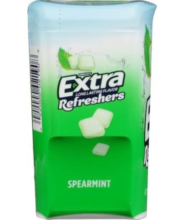 Wrigleys Extra Refreshers Spearmint Sugar Free Chewing Gum 40 Piece Tub - Buy Online on GoSupps.com