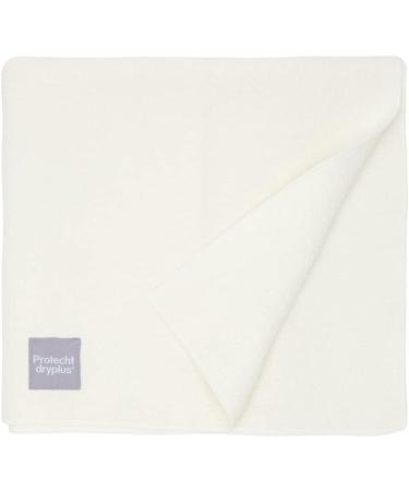 PROTECHT DRYPLUS Microfibre Hair Towel - White | One Size - Fast Drying, Luxurious Towel - Buy Online on GoSupps.com