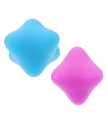 Sosoport 2 pieces of six-cant-handle ball roller massager Hand massager Hand exercise balls Health Baoding Chinese practice balls Baoding balls Fingering balls Finger massage device