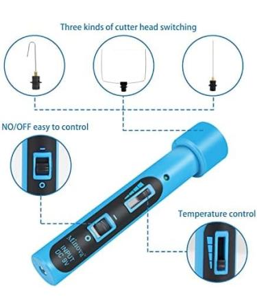 MINOVA Temp Control Hot Wire Foam Cutter 27W Styrofoam Knife Cutter Hot Knife Foam Cutter Styrofoam Cutter Kit Luxury Corded 27W Corded Lux - Buy Online on GoSupps.com