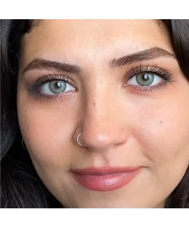 El Amore Venom Green Colored Contact Lenses - Monthly Wear Bright Green-Gray Perfect for Dark Eyes - 1 Pair - Buy Online on GoSupps.com