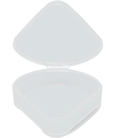 ZJchao Powder Puff Box Plastic Triangle Makeup Puff Container Transparent for Powder Rooms for Beads - Buy Online on GoSupps.com