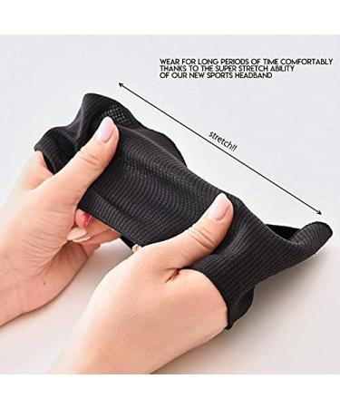 CHARM Casualbox Sport Headband - Moisture Absorbent Yoga Hairband | Sweatband in Blue for Active Lifestyle - Buy Online on GoSupps.com