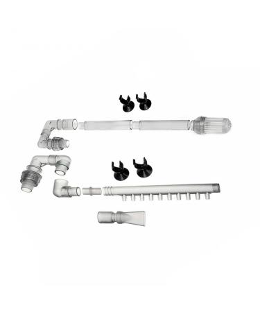 MIOYOOW Aquarium Filter tube Aquarium Water Involillation Inslets Output pipe Aquarium filter Canister Accessories for HW-603B/602B inner diameter of 12 mm Ads + outlet pipe
