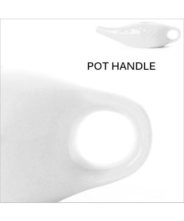lioapoiul Ceramic Neti Pot Rinsing Nose Washing Professional Yoga Stuff Irrigator Dust Remover Spout Removing Tools Cleaning Outdoor White - Buy Online on GoSupps.com
