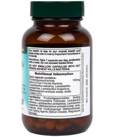 Holland & Barrett Acidophilus Probiotic 60 Capsules - Digestive Health Support - Buy Online on GoSupps.com
