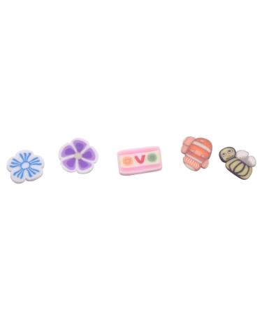 NTCPEFY 2000 Pieces 3D Fruit & Flower Soft Clay Slices | DIY Nail Art Decorations - International Shipping - Buy Online on GoSupps.com